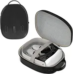 VR Carrying Case is designed for Quest 3, we improved the material to enhance its functionality and durability; the shape is designed as a smooth curved shape without corners, it looks simple and elegant without losing its sophistication.